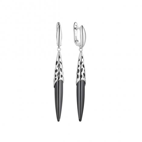 Серьги, вставка: керамика, арт.:0220928692b, SilverWings, рис. 1