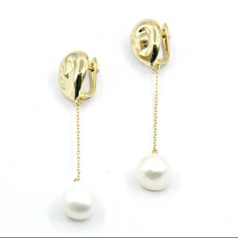 Серьги, вставка: жемчуг "барокко", арт.:0220952823gp-a, SilverWings, рис. 1