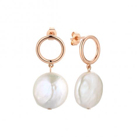 Серьги, вставка: жемчуг "барокко" (культ.), арт.:0220953229gp, SilverWings, рис. 1