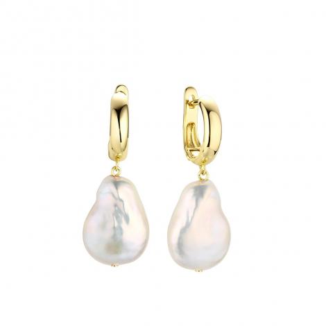 Серьги, вставка: жемчуг "барокко", арт.:0220955727gp, SilverWings, рис. 1