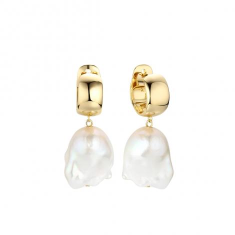 Серьги, вставка: жемчуг "барокко", арт.:0220955827gp, SilverWings, рис. 1