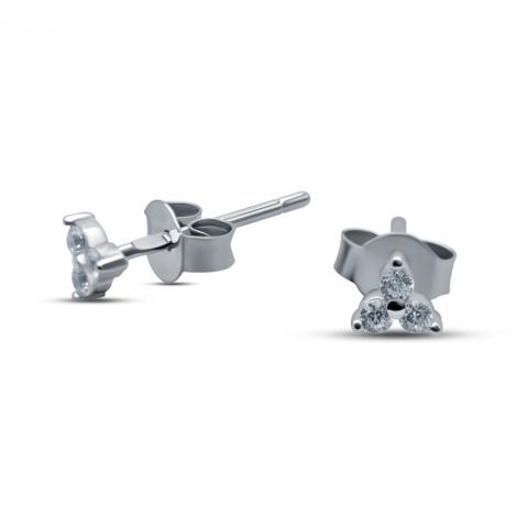 Серьги, вставка: куб.цирконий, арт.:0221113476a, SilverWings, рис. 1