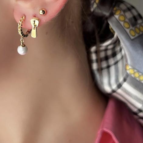 Серьги сет 6шт., вставка: куб.цирконий, майорика, арт.:022142414213215162gp, SilverWings, рис. 2