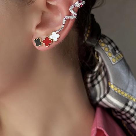 Кафф, вставка: куб.цирконий, арт.:022142414213255162g, SilverWings, рис. 1