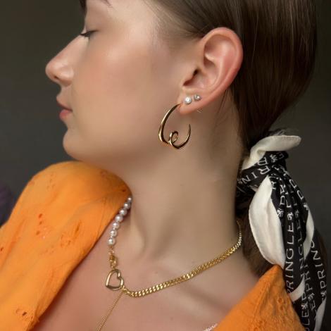 Серьги, арт.:022146814211445133gp, SilverWings, рис. 1