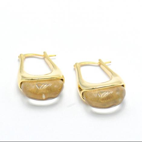 Серьги, вставка: стекло ювелирное, арт.:022211180gp, SilverWings, рис. 1