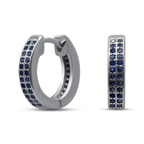 Серьги, вставка: куб.цирконий, арт.:022235278c, SilverWings, рис. 1