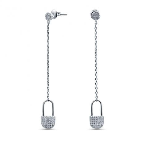 Серьги, вставка: куб.цирконий, арт.:02d4769-127, SilverWings, рис. 1