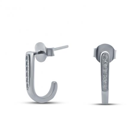 Серьги, вставка: куб.цирконий, арт.:02de1192a-202, SilverWings, рис. 1