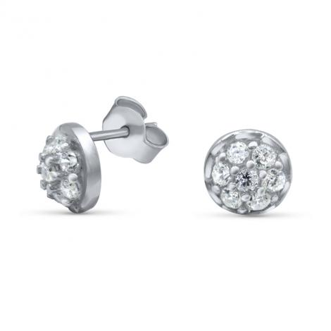 Серьги, вставка: куб.цирконий, арт.:02de3274a-202, SilverWings, рис. 1