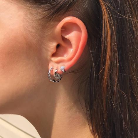 Моносерьга, вставка: куб.цирконий, арт.:02de6376-202, SilverWings, рис. 2