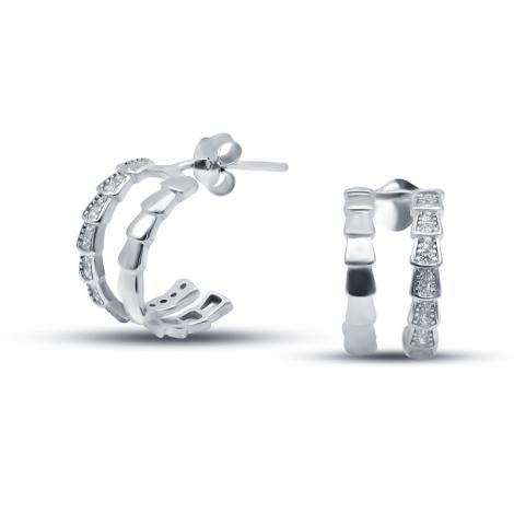 Серьги, вставка: куб.цирконий, арт.:02dg21092586a-145, SilverWings, рис. 1