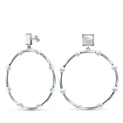 Серьги, вставка: жемчуг, перламутр, арт.:02ea2055a-204, SilverWings, рис. 1