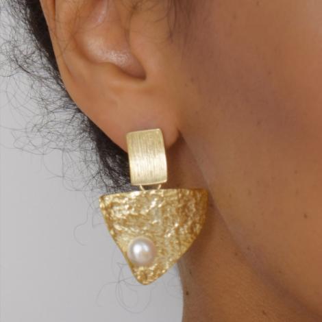 Серьги, вставка: жемчуг (культ.), арт.:02ea2159gp-204, SilverWings, рис. 2