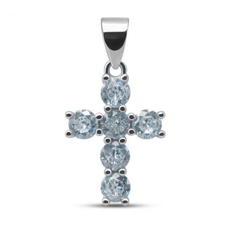 Подвеска, вставка: куб.цирконий, арт.:032025746a, SilverWings, рис. 1