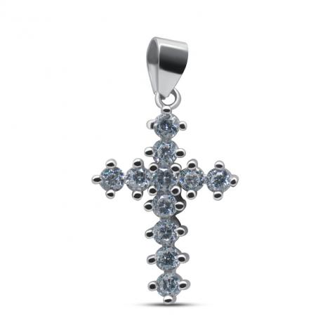 Подвеска, вставка: куб.цирконий, арт.:032025769a, SilverWings, рис. 1