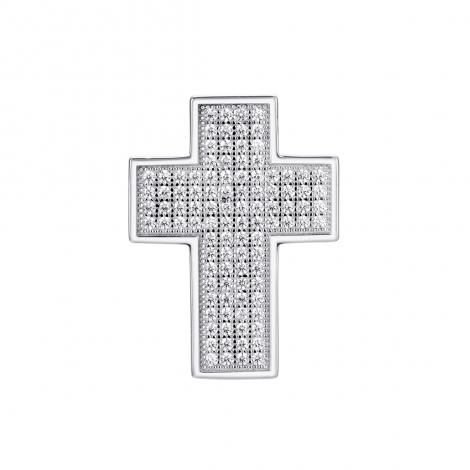 Подвеска, вставка: куб.цирконий, арт.:0320911125a, SilverWings, рис. 1