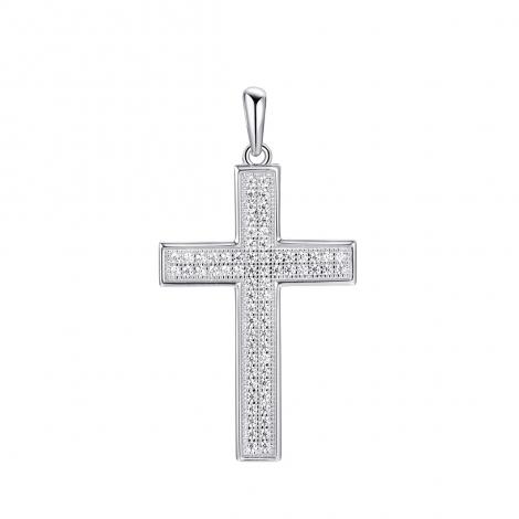 Подвеска, вставка: куб.цирконий, арт.:0320911143a, SilverWings, рис. 1