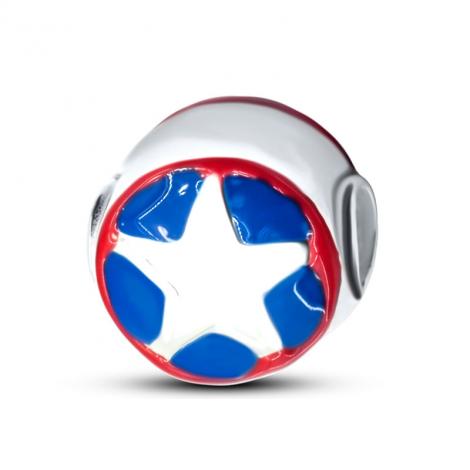 Шарм "Звезда", вставка: эмаль, арт.:03ch7245n-149, SilverWings, рис. 1