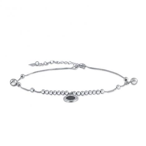 Браслет на ногу, вставка: эмаль, арт.:041131450b, SilverWings, рис. 1