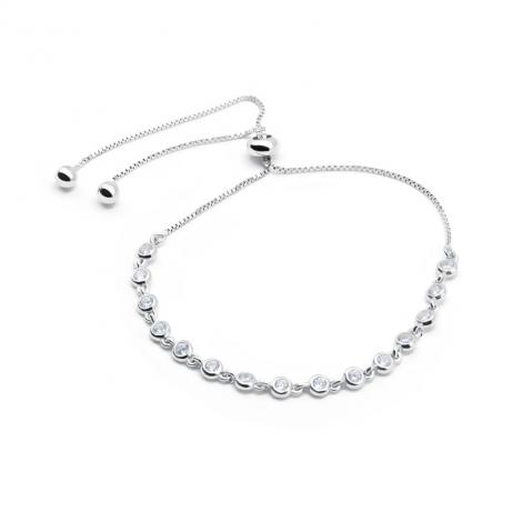 Браслет, вставка: куб.цирконий, арт.:041137950a, SilverWings, рис. 1