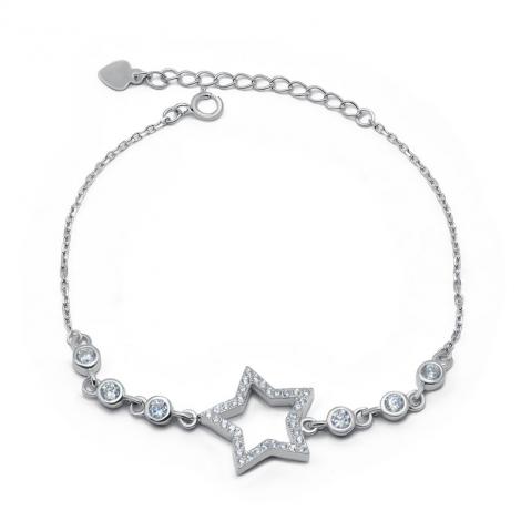 Браслет, вставка: куб.цирконий, арт.:041273861, SilverWings, рис. 1