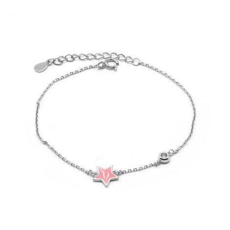 Браслет, вставка: эмаль, куб.цирконий, арт.:04127498o, SilverWings, рис. 1