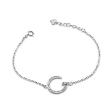 Браслет, вставка: куб.цирконий, арт.:041277419a, SilverWings, рис. 1