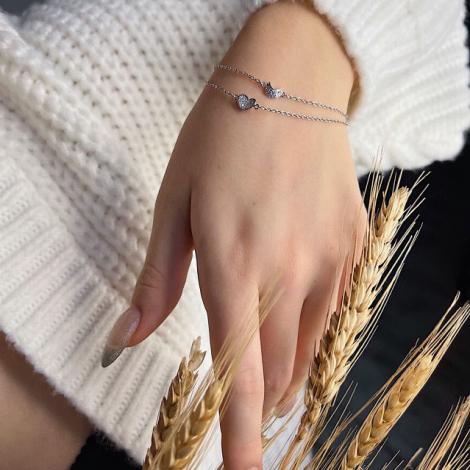 Браслет, вставка: куб.цирконий, арт.:042022399a, SilverWings, рис. 2