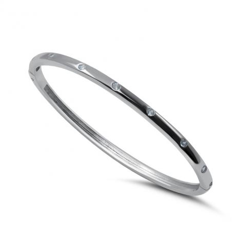 Браслет, вставка: куб.цирконий, арт.:042022855a, SilverWings, рис. 1