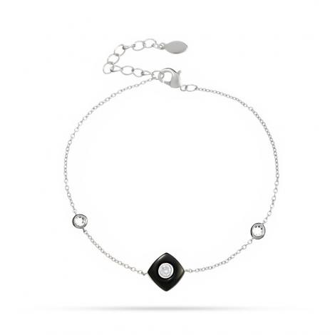 Браслет, вставка: керамика, куб.цирконий, арт.:0420912759ab, SilverWings, рис. 1