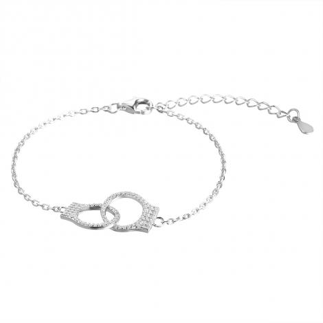 Браслет, вставка: куб.цирконий, арт.:0420915376a, SilverWings, рис. 1