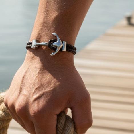 Браслет, вставка: экокожа, арт.:042251531p, SilverWings, рис. 2