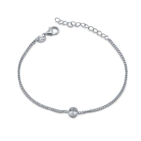 Браслет, вставка: куб.цирконий, арт.:04peds0877b-3a-184, SilverWings, рис. 1