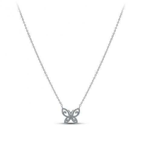 Колье, вставка: куб.цирконий, арт.:051273001, SilverWings, рис. 1