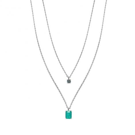 Колье, вставка: куб.цирконий, арт.:051274209cb13, SilverWings, рис. 1