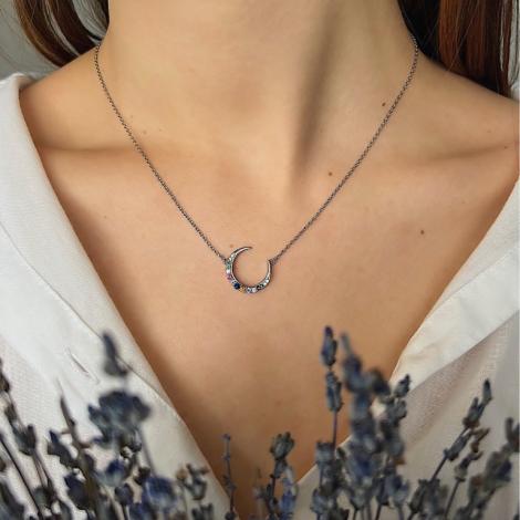 Колье, вставка: куб.цирконий, арт.:052022293mix, SilverWings, рис. 2