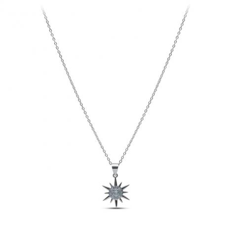 Колье, вставка: куб.цирконий, арт.:052022676a, SilverWings, рис. 1