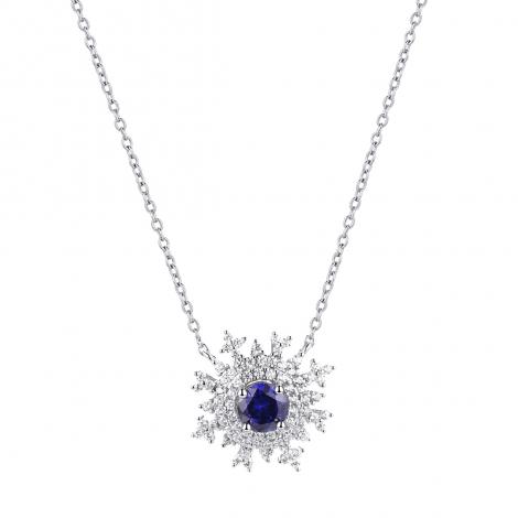 Колье, вставка: куб.цирконий, арт.:0520913027ct, SilverWings, рис. 1