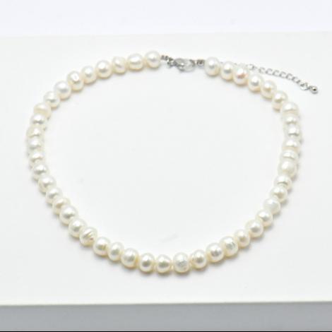 Бусы, вставка: жемчуг (культ.), арт.:052121158a, SilverWings, рис. 1