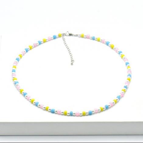 Колье, вставка: майорика, арт.:0521211666mix1, SilverWings, рис. 1