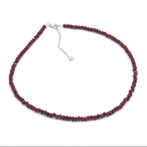 Колье, вставка: корунд (руб.), арт.:052121182d-m, SilverWings, рис. 1