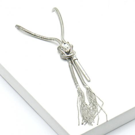 Колье, вставка: куб.цирконий, арт.:052201276, SilverWings, рис. 1