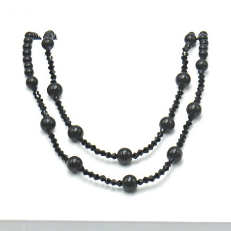 Колье, вставка: агат и., кристалл "swarovski", арт.:052201278, SilverWings, рис. 1