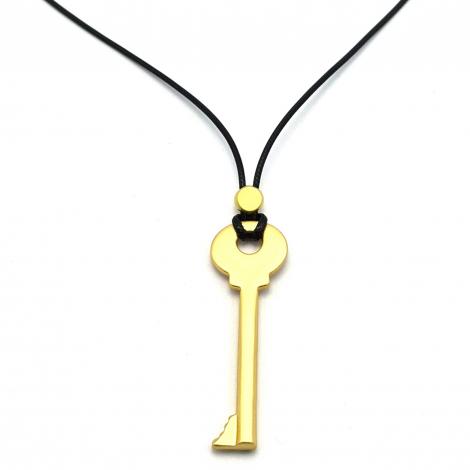 Колье, вставка: вощеный шнур, арт.:052211301gp-m, SilverWings, рис. 1