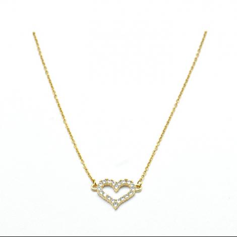 Колье, вставка: куб.цирконий, арт.:052291147gp, SilverWings, рис. 1