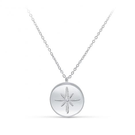 Колье, вставка: куб.цирконий, арт.:05an632-202, SilverWings, рис. 1