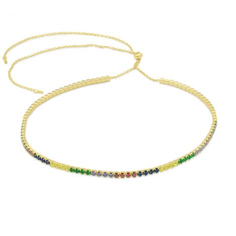 Колье, вставка: куб.цирконий, арт.:05n3mm-328mixgp-145, SilverWings, рис. 1