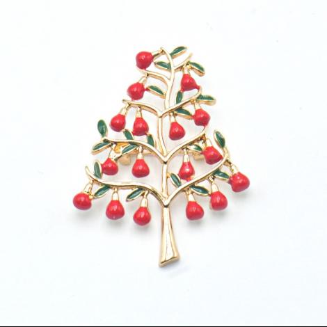 Брошь, вставка: эмаль, арт.:082201321gp, SilverWings, рис. 1