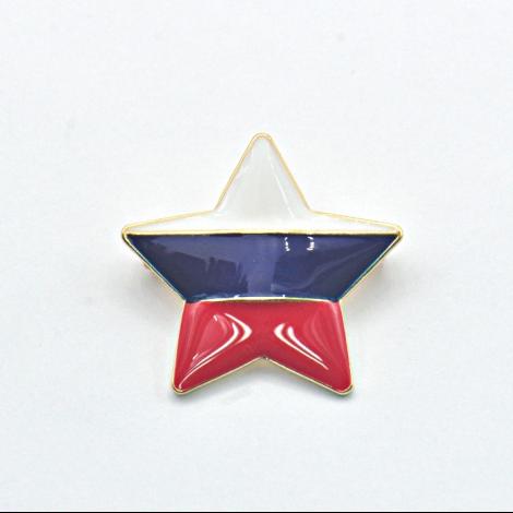 Брошь, вставка: эмаль, арт.:082251457gp-mix1, SilverWings, рис. 1